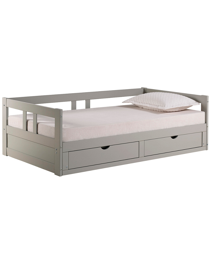 Alaterre Melody Twin To King Extendable Day Bed With Storage