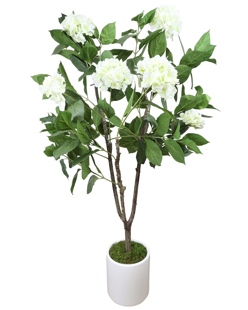 Creative Displays Hydrangea Tree In Fiberstone Pot In Multi