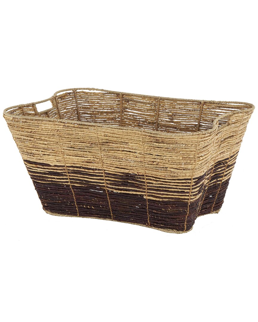 Peyton Lane Handmade Storage Basket In Brown