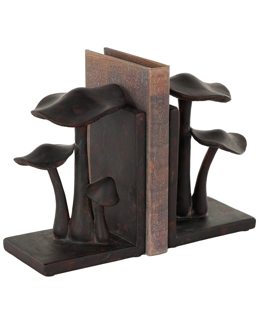 Peyton Lane Set Of 2 Office Bookends In Brown