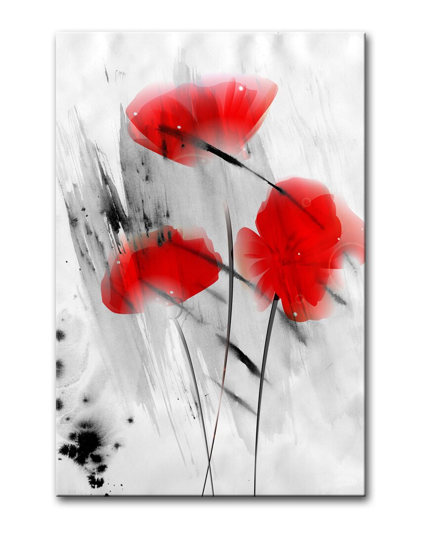 Ready2hangart Painted Petals Iii Wrapped Canvas Wall Art By Tristan Scott