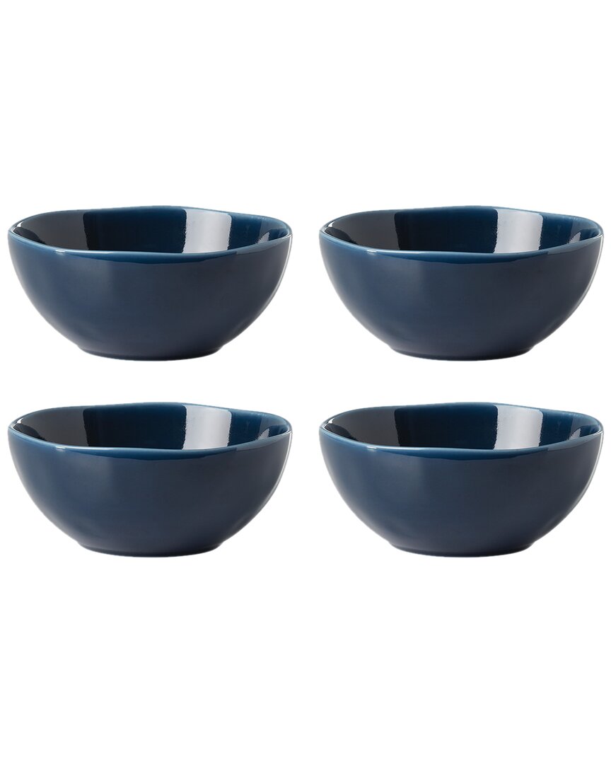 Lenox Bay Colors All Purpose Bowls, Set Of 4 In Blue