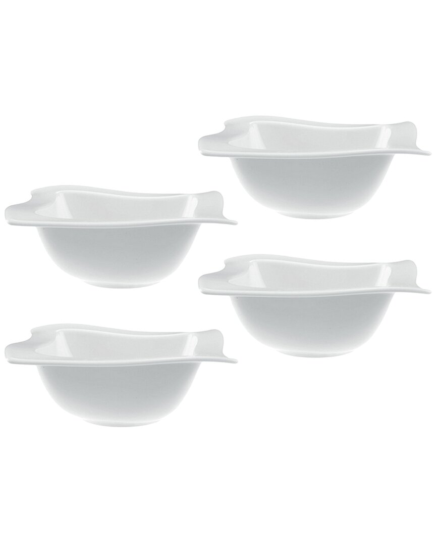 Villeroy & Boch Set Of 4 New Wave Square Rice Bowls