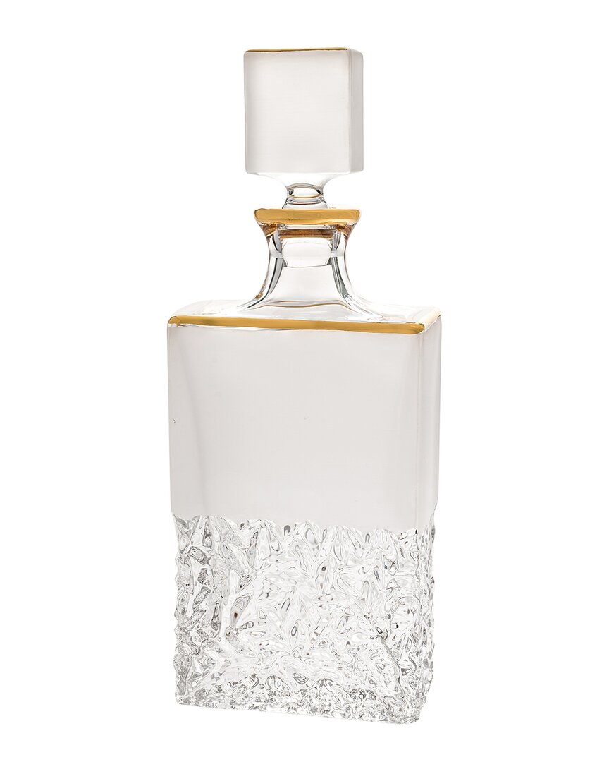 Barski European Crystal Whiskey Decanter In Clear