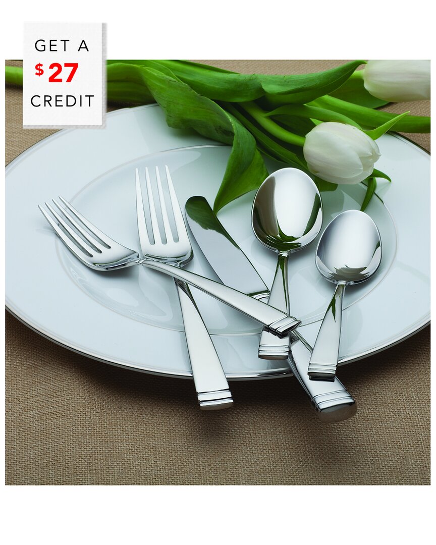 Waterford Conover Flatware 65 Piece Set With $27 Credit