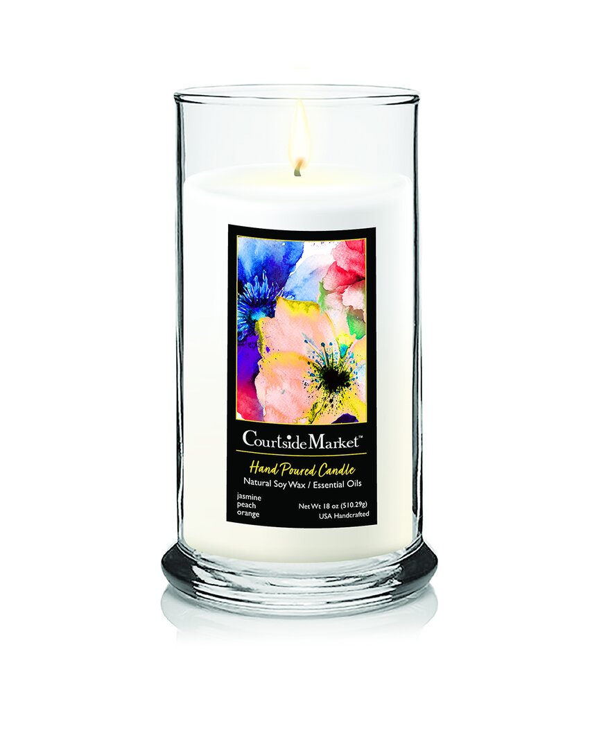 Courtside Market Wall Decor Courtside Market Color Flowers Soy Wax Candle