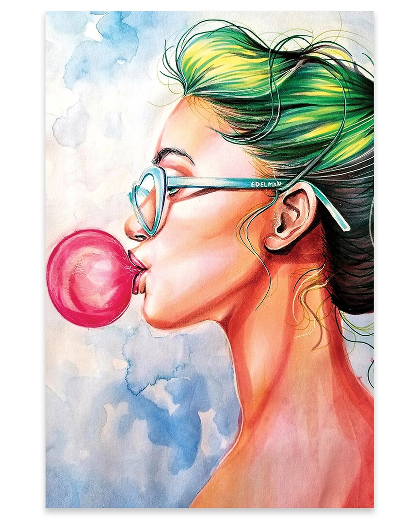 Shop Icanvas Bubble Gum Print On Acrylic Glass By Kelly Edelman