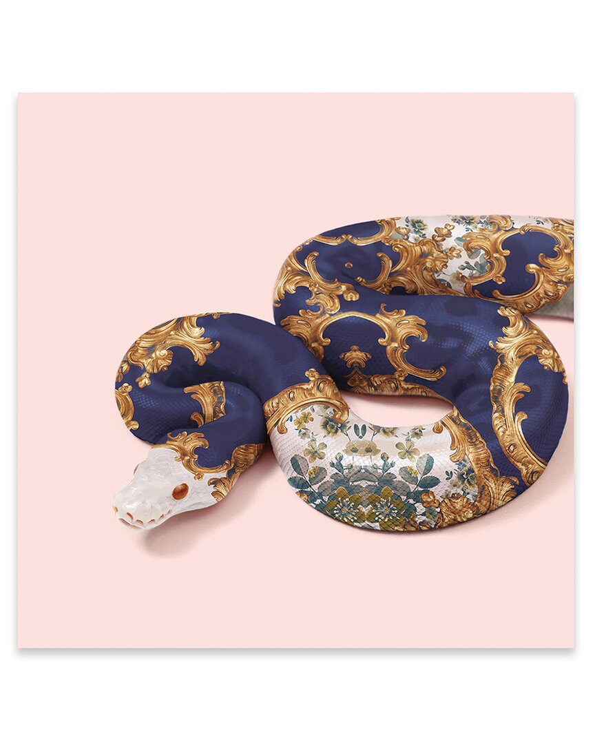 Icanvas Baroque Snake Print On Acrylic Glass By Paul Fuentes