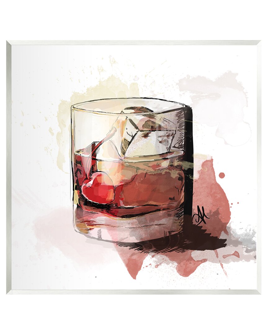 Shop Stupell Cherry Liquor Cocktail Glass Wall Plaque Wall Art By Alison Petrie