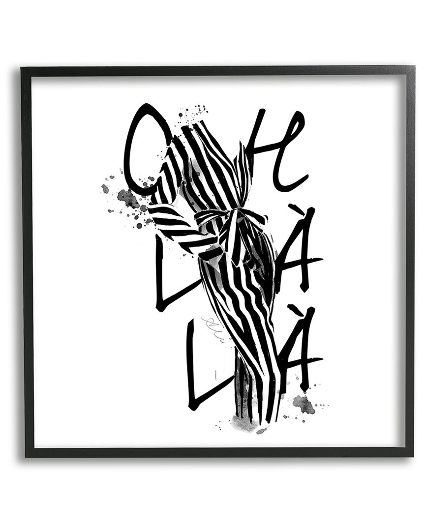 Stupell Modern Glam Ooh La La Framed Giclee Wall Art By Alison Petrie
