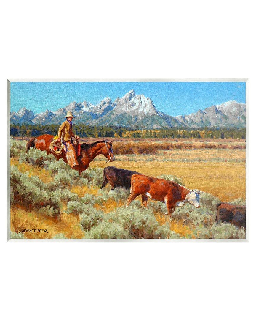Shop Stupell Western Ranch Horse Cattle Wall Plaque Wall Art By Jimmy Dyer