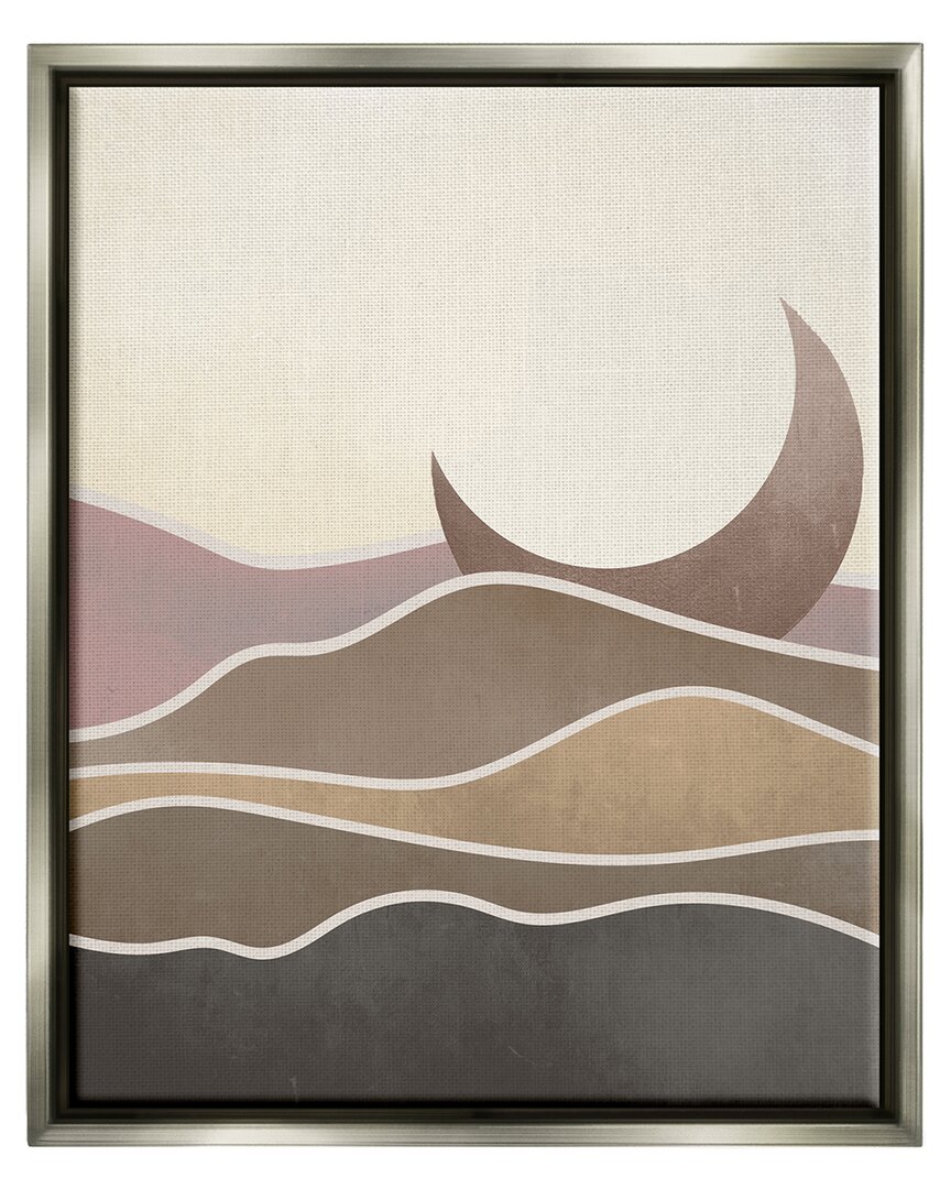 Stupell Desert Moon Sand Dunes Scenery Framed Floater Canvas Wall Art By Lil' Rue