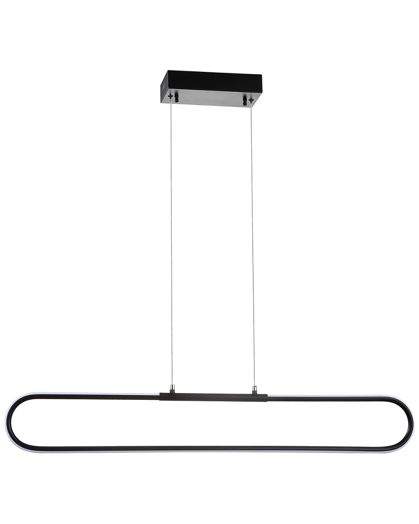 Shop Jonathan Y Ned 39in Dimmable Adjustable Integrated Led Metal Linear Pendant
