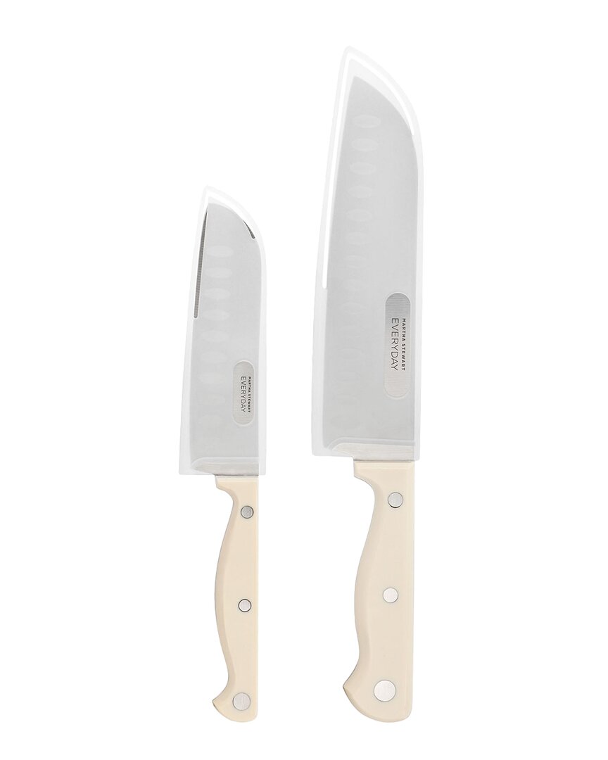 Martha Stewart Everyday Keswick 2pc Santoku Knife & Sheath Set