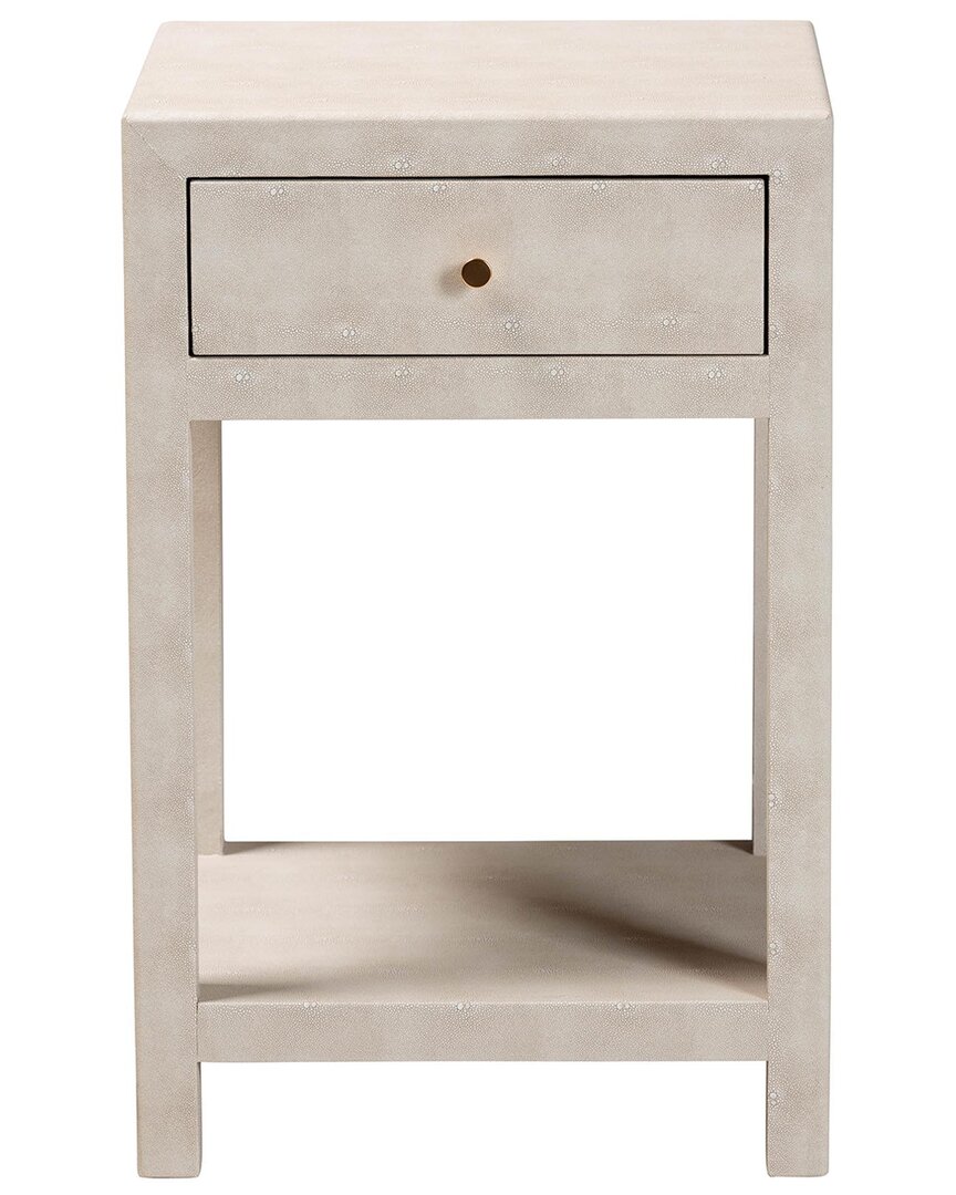 Baxton Studio Dansby Modern 1-drawer End Table