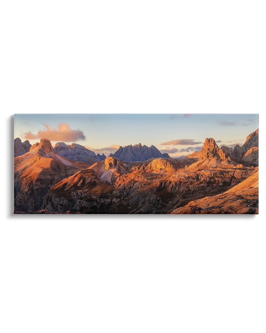 Stupell Panoramic Desert Canyon Peaks Canvas Wall Art By Martin Podt In Multi