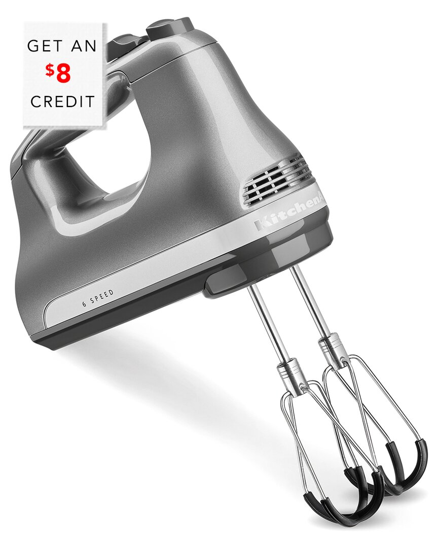 Kitchenaid 6-speed Hand Mixer With Flex Edge Beaters$8 Credit With $8 Credit