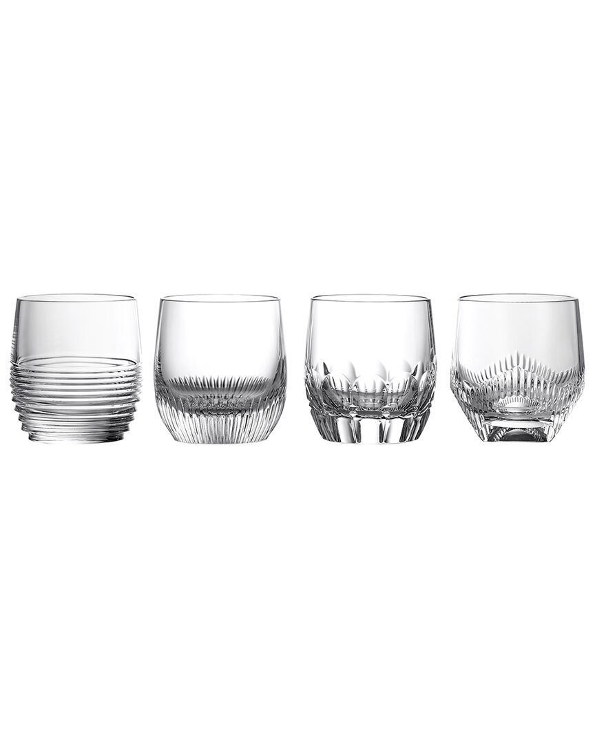 Waterford Set Of 4 Mixology Mixed Tumblers