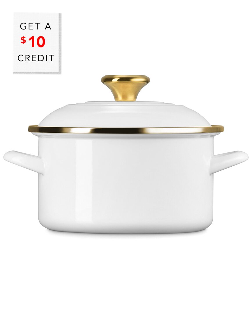 Le Creuset Petite Stockpot With Rim & Knob With $10 Credit