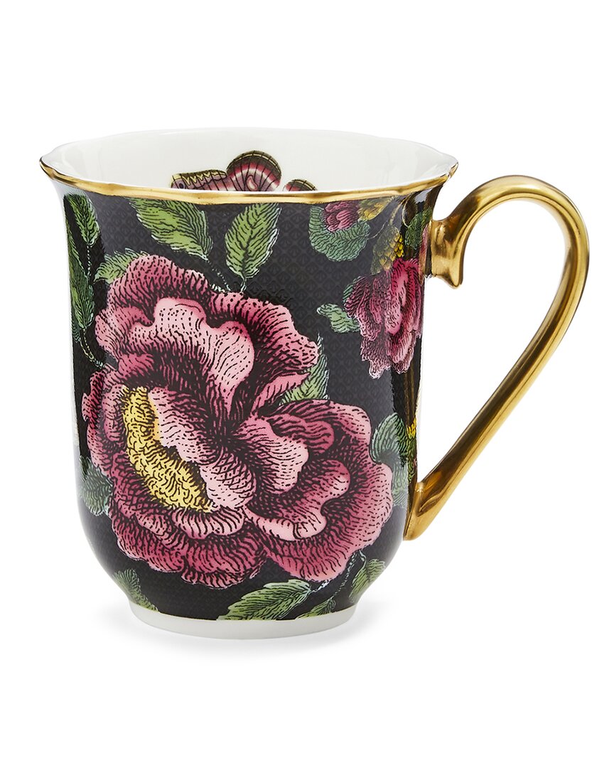 Spode Creatures Of Curiosity Black Mug In Multicolor