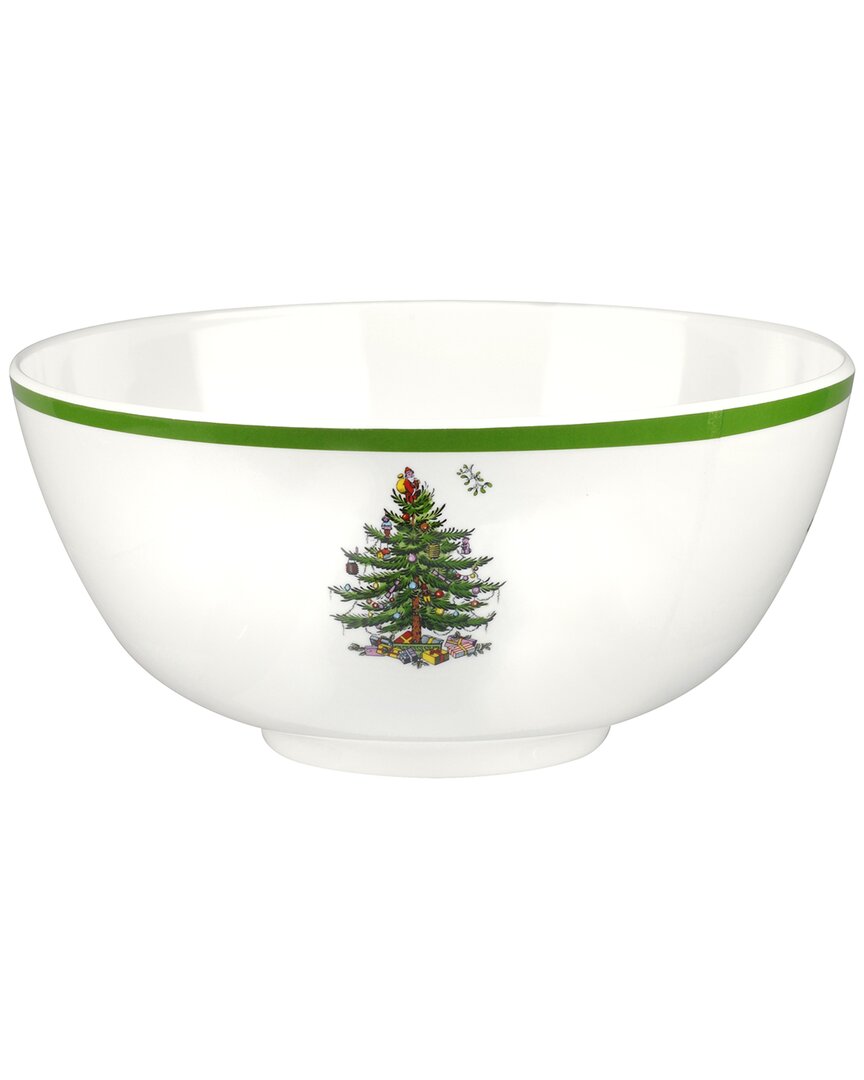 Spode Christmas Tree Melamine Bowl In Green