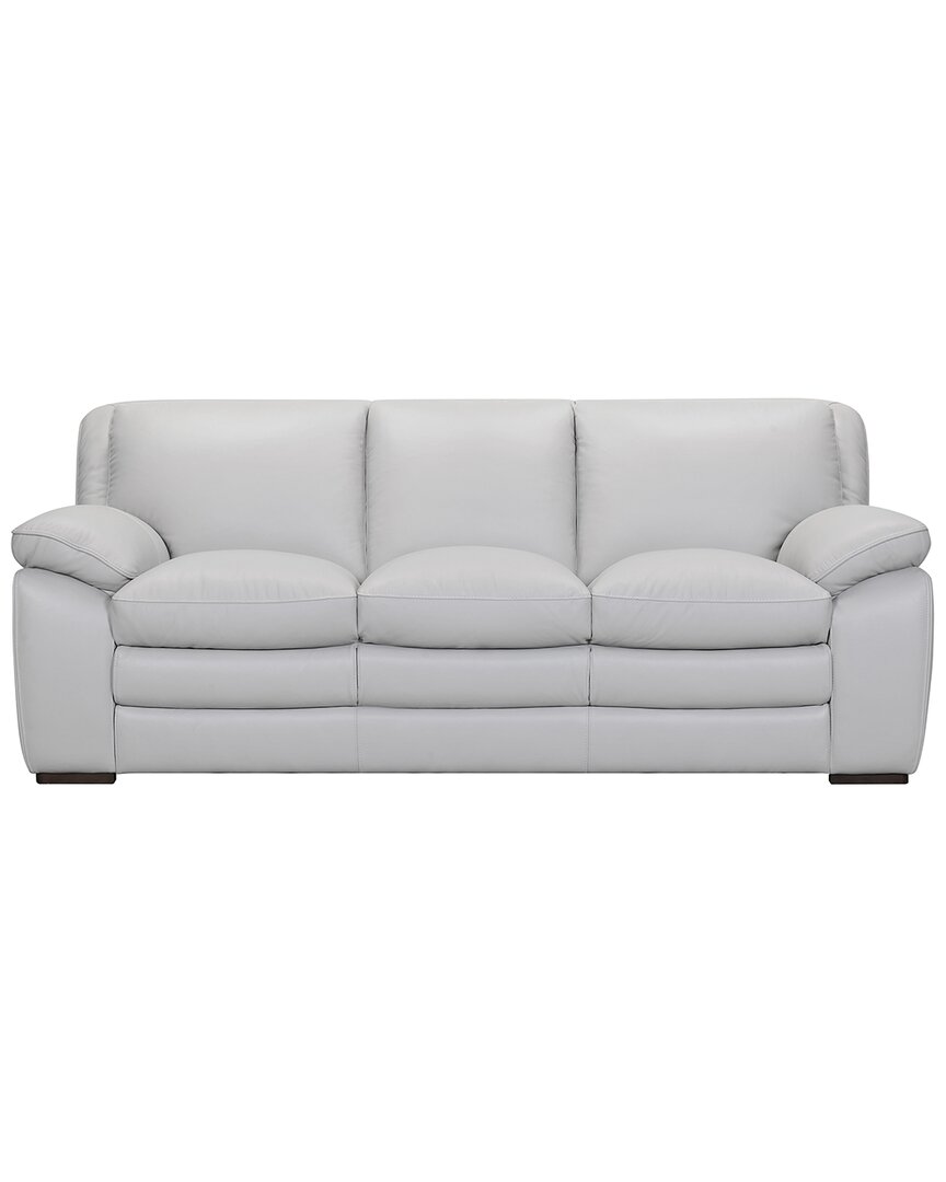 Armen Living Zanna Contemporary Sofa In Dove