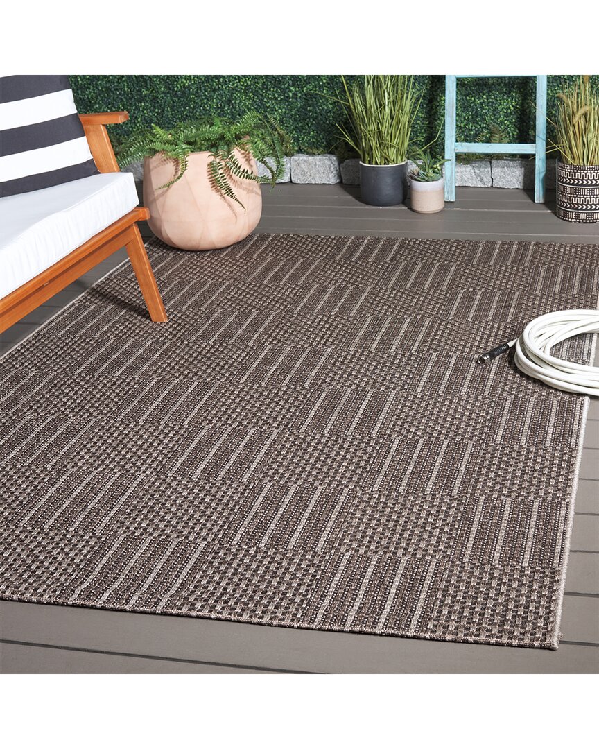 Safavieh Sisal All-weather Noctra Power-loomed Indoor/outdoor Rug In Gray