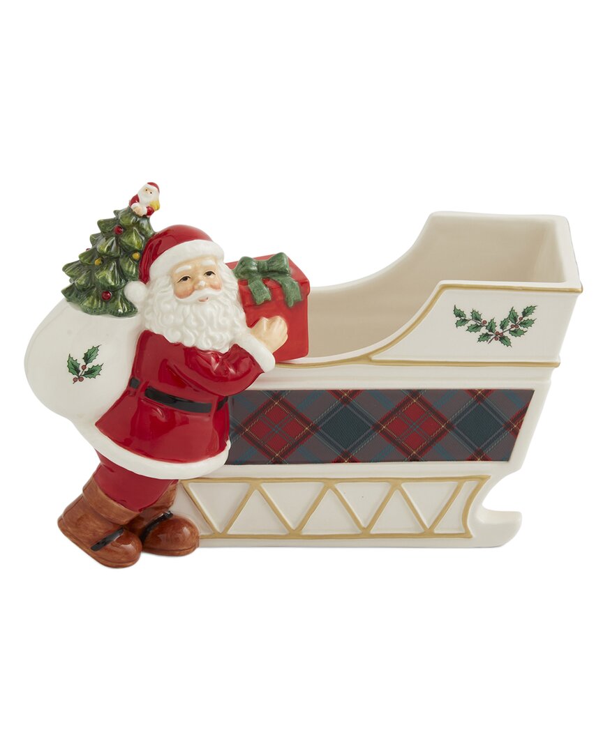 Shop Spode Christmas Tree Santa Sleigh Candy Jar