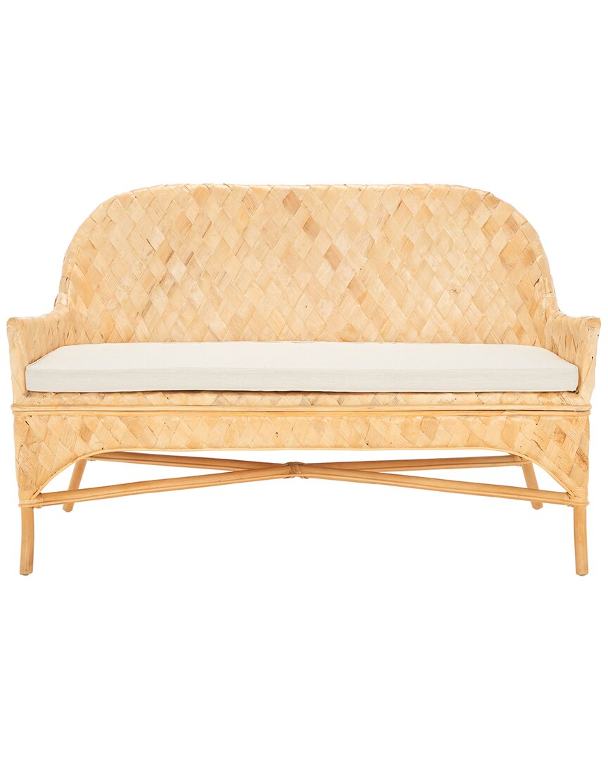 Safavieh Chorus Woven Sofa Bench In Brown