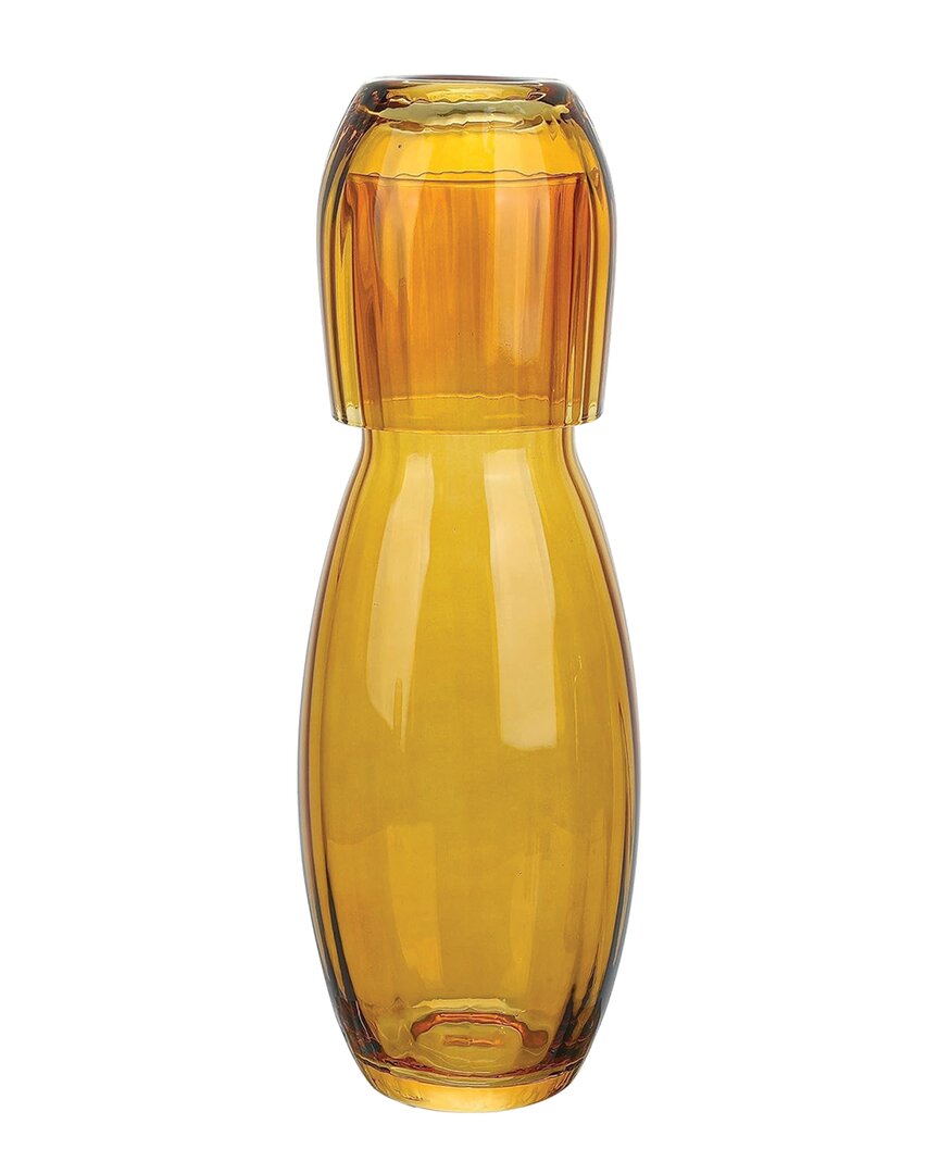 American Atelier Bedside Carafe 2pc Set In Brown