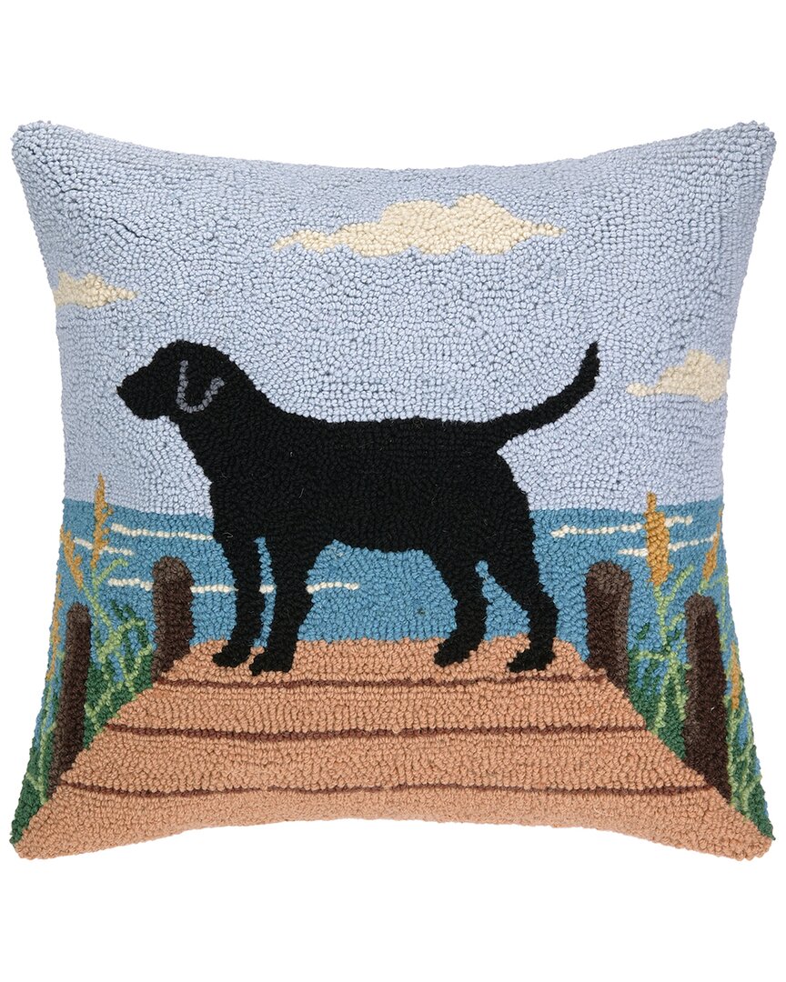Makers Collective Lab On Dock Wool Hook Pillow In Multi