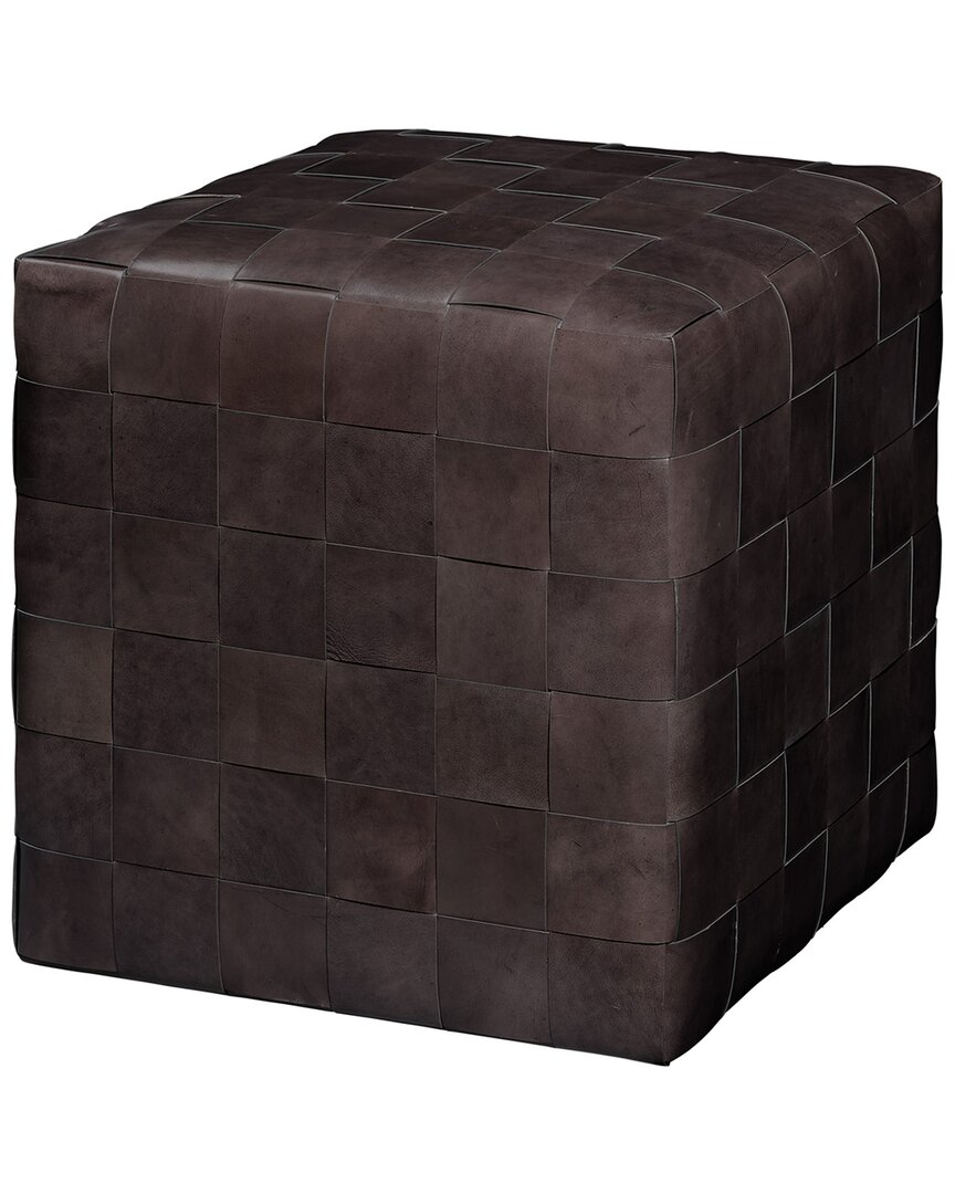 Shop Jamie Young Woven Leather Ottoman