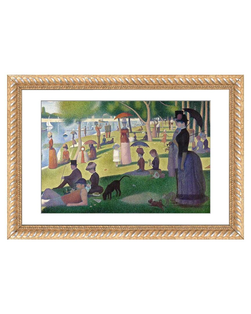 Icanvas Sunday Afternoon On The Island Of La Grande Jatte By Georges Seurat Wall Art