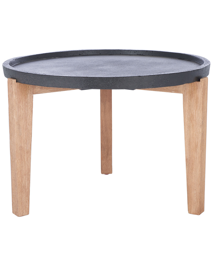 Safavieh Valton Collection Weather Resistant Concrete Side Table