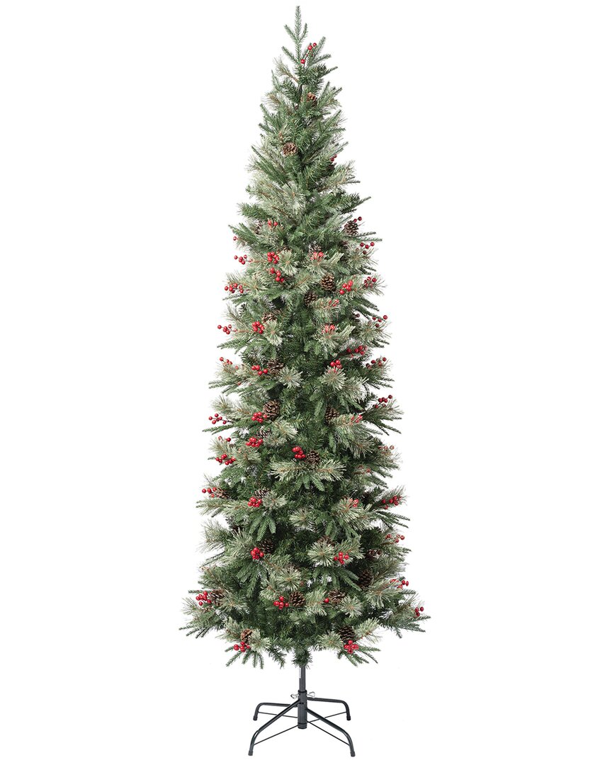 Shop First Traditions Feel-real Virginia Pine Slim Mixed Tree In Green