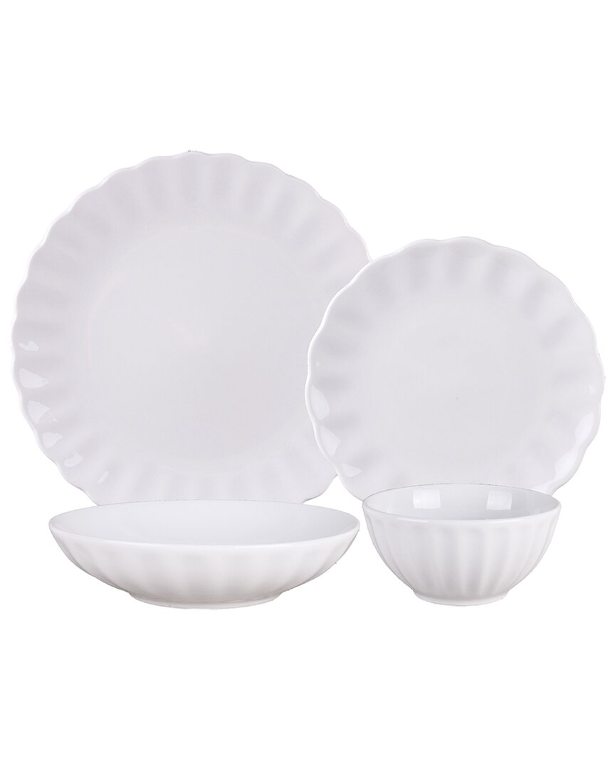 Godinger Viera Porcelain 16pc Dinnerware Set