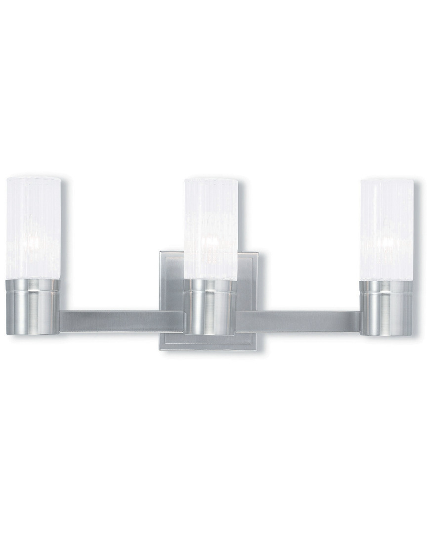 Livex Lighting Livex Midtown 3-light Brushed Nickel Bath-light