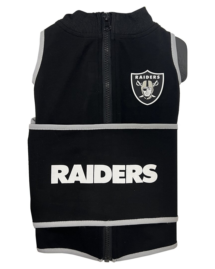 Pets First Nfl Las Vegas Raiders Soothing Solution Vest In Multicolor