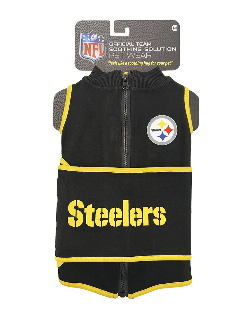 Pets First Nfl Pittsburgh Steelers Soothing Solution Vest In Multicolor