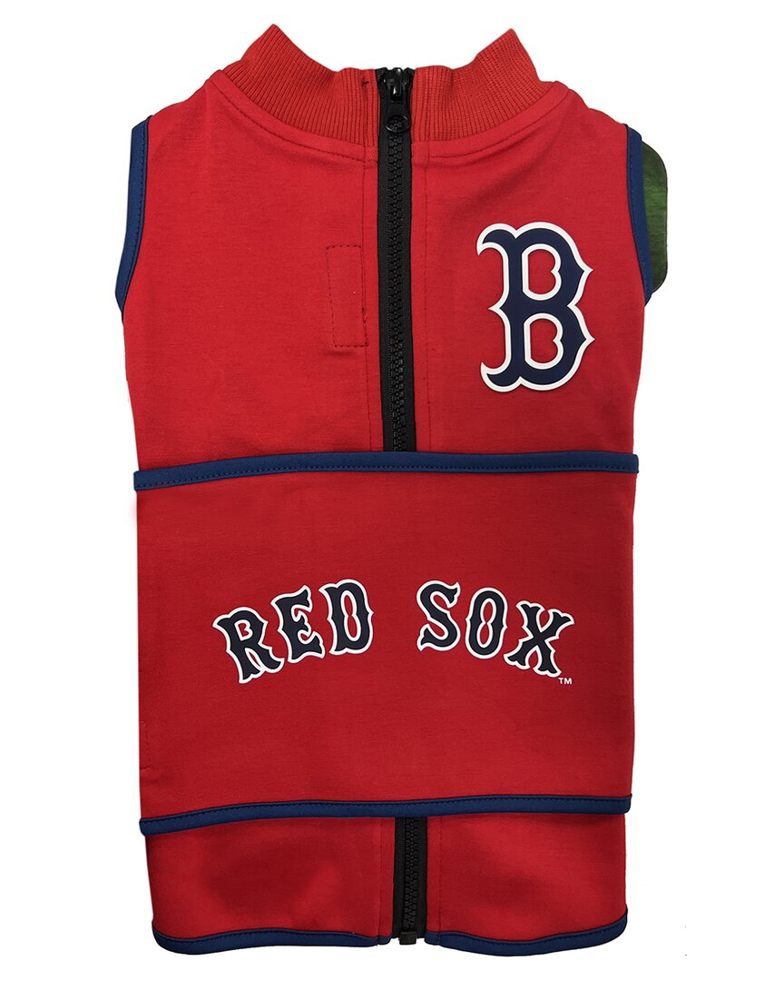Pets First Mlb Boston Red Sox Soothing Solution Vest In Multicolor