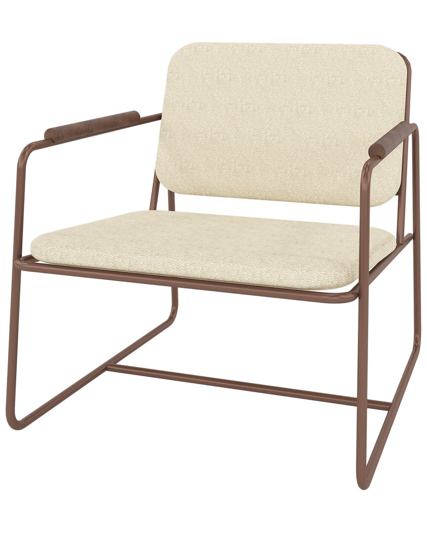 Manhattan Comfort Whythe Low Accent Chair 2.0 In Neutral