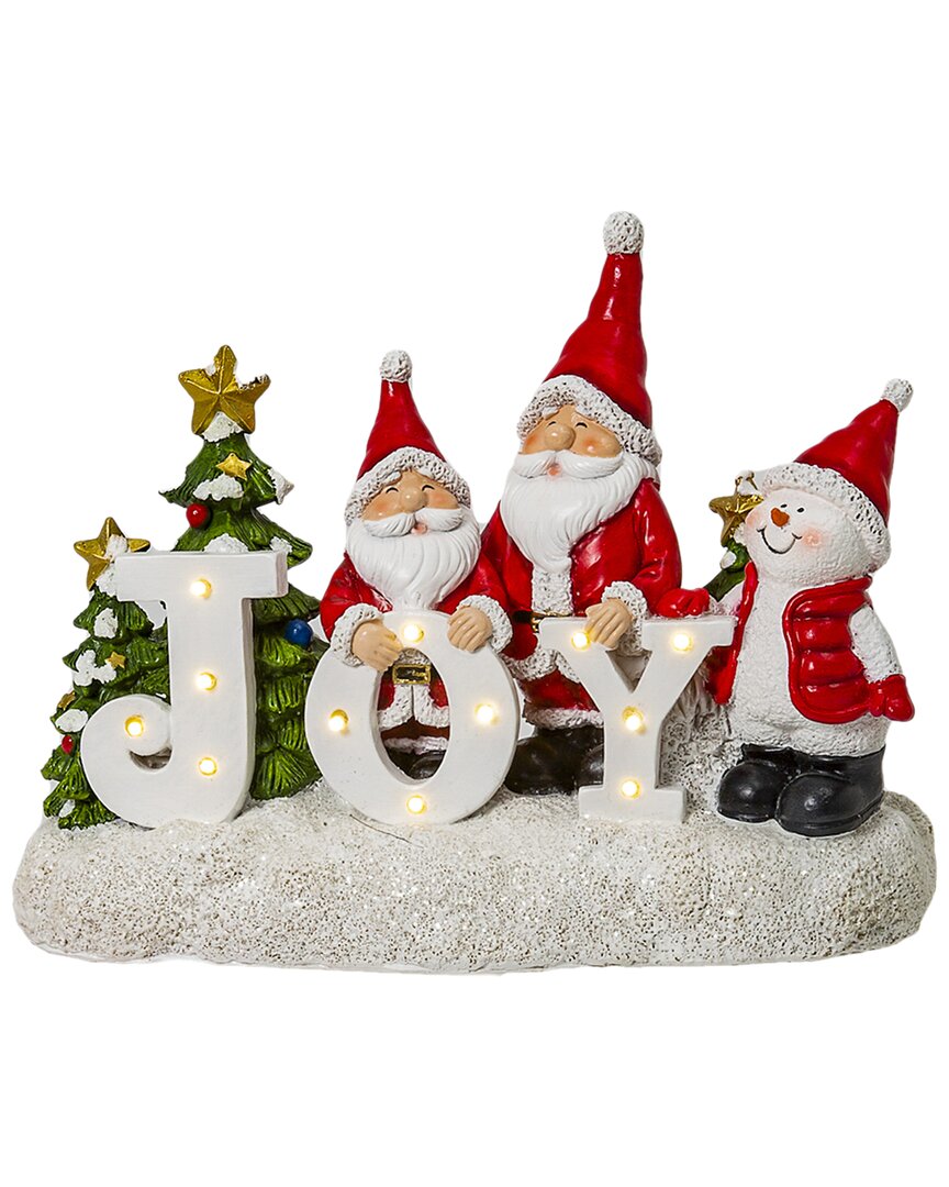 Gerson International ™ Santa And Snowman Tabletop Sign, Christmas Holiday Décor