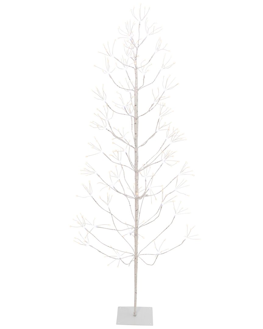 Everlasting Glow 6ft Tall Birch Tree With 588 Leds, Multifunction Adapter In White