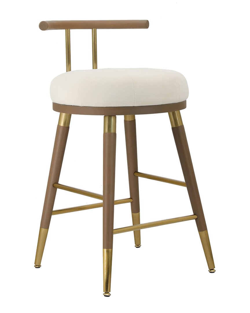 Tov Furniture Juniper Velvet Counter Stool