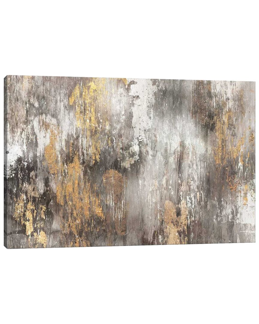 Icanvas Gold Ikat By Pi Galerie Wall Art