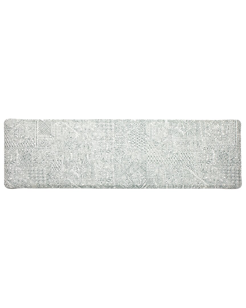 Floorpops Betina Anti-fatigue Comfort Long Mat In Gray