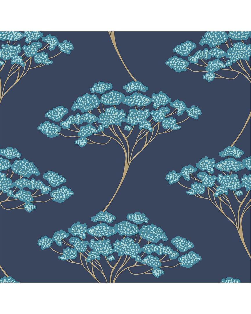 Nuwallpaper 20.5" X 2592" Ficus Peel Stick Wallpaper