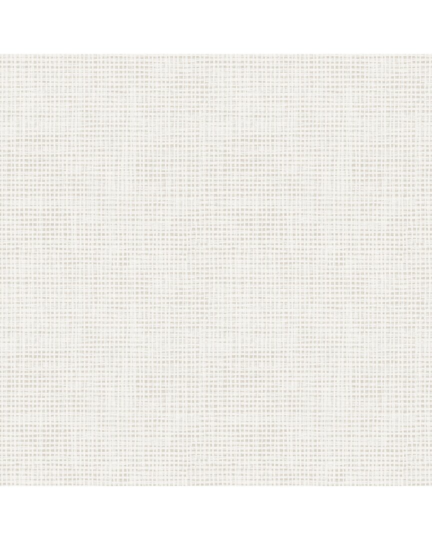 Shop Nuwallpaper Cream Nolan Peel & Stick Wallpaper In White