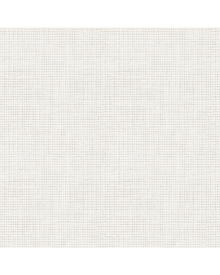 Nuwallpaper Cream Nolan Peel & Stick Wallpaper In White