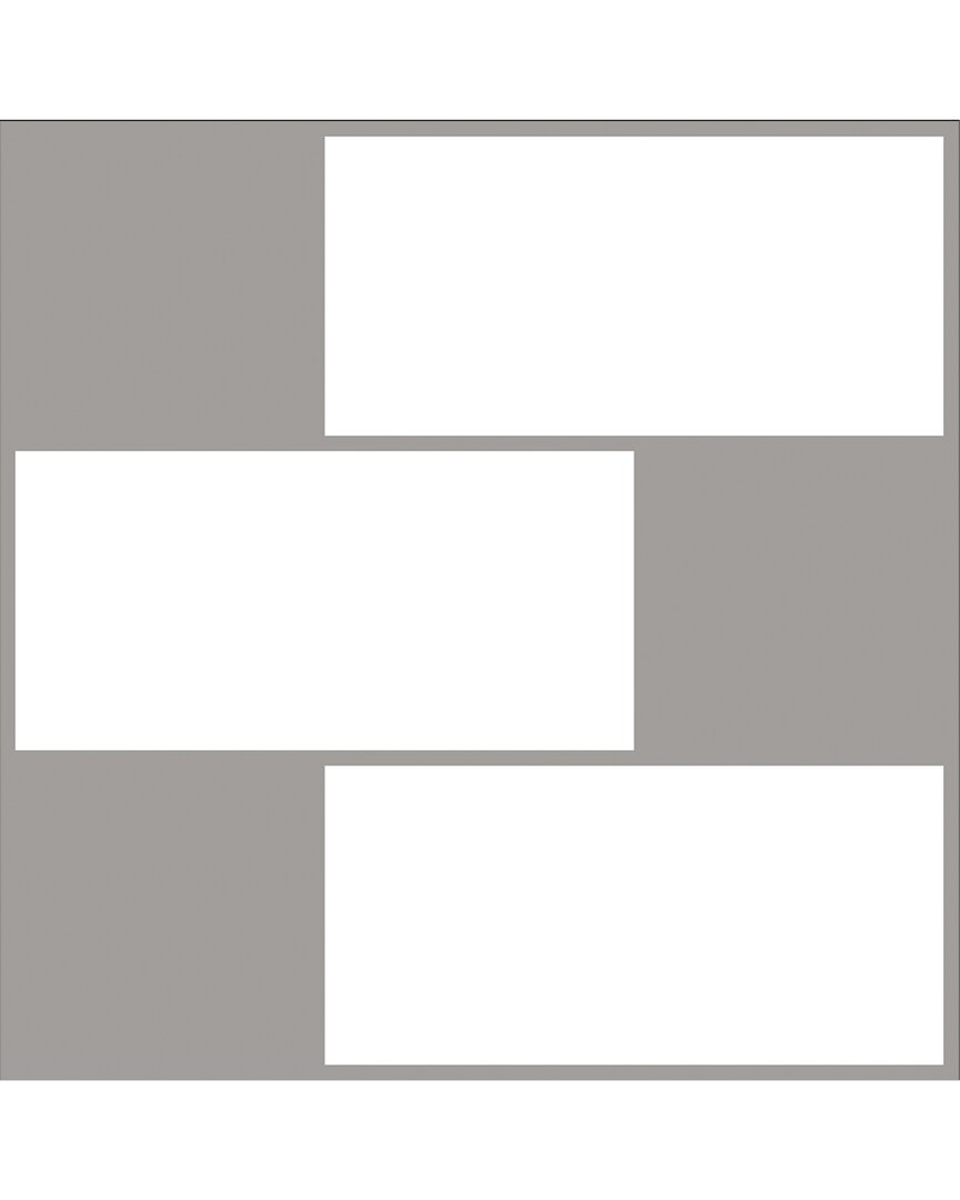 INHOME INHOME SUBWAY PEEL & STICK BACKSPLASH TILES SET OF 2